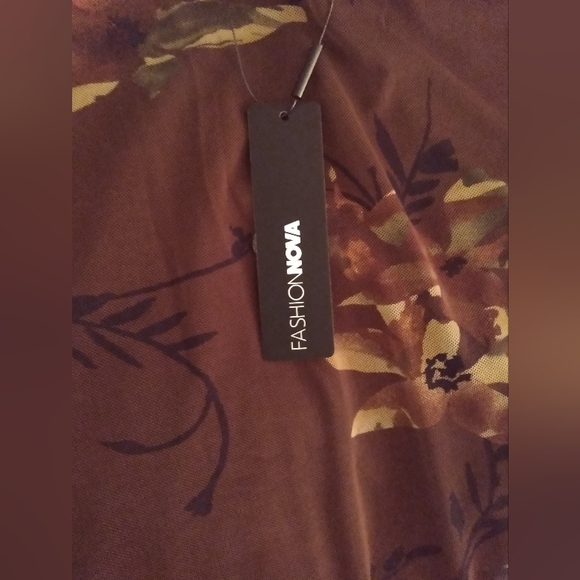 🔥 NWT Fashion Nova Strapless Amelia Mesh Midi Dress Women's Size 2X - Picture 7 of 11